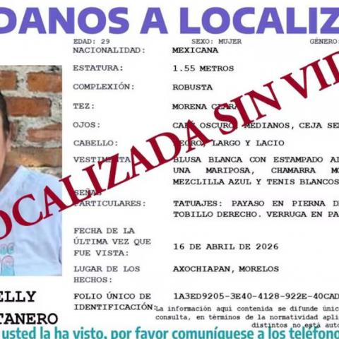 Hallan sin vida Brenda Kelly en Morelos: desapareció tras una entrevista de trabajo