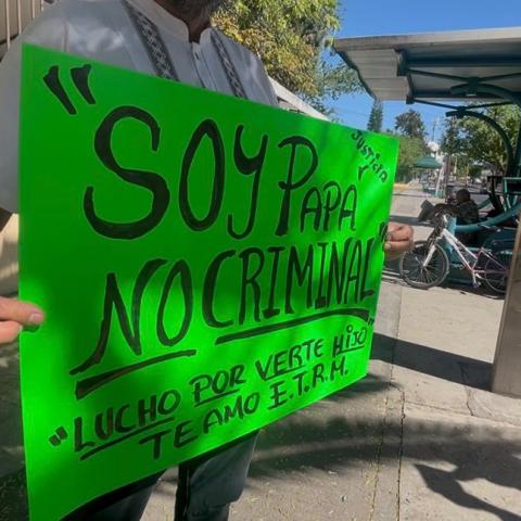 Manifestación “Soy papá, no criminal”