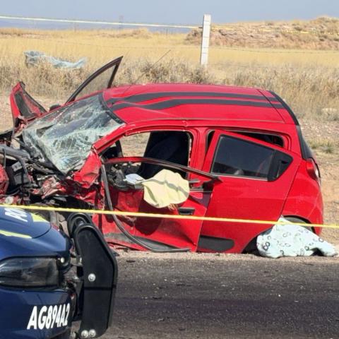 Mueren cuatro personas en falta accidente sobre la carretera al tiradero