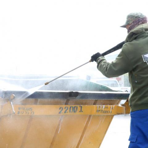 Personal de limpia del Municipio de Aguascalientes 