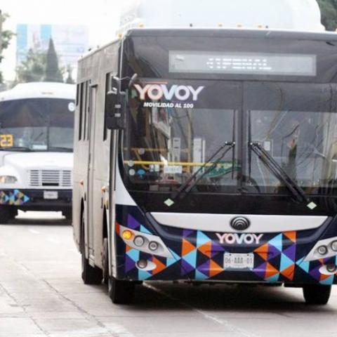 Transporte público para la Feria