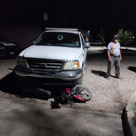 motociclista herido