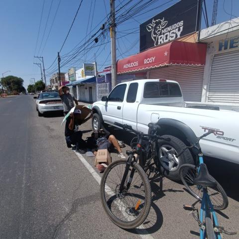ciclista lesionado