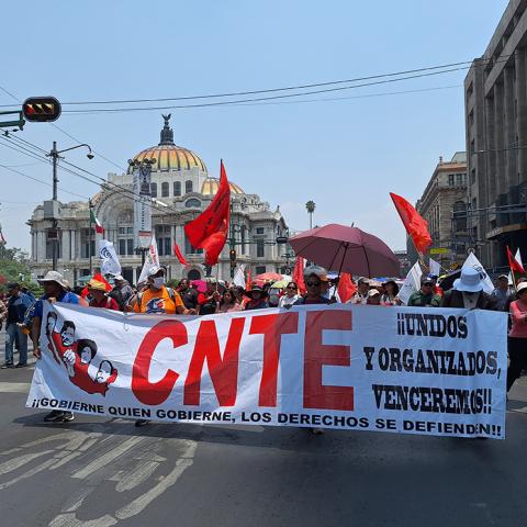 CNTE anuncia paro nacional indefinido; comenzarán el 1 de junio