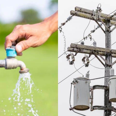 Agua y electricidad