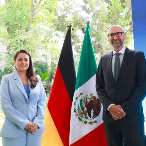 Tere Jiménez se reúne con empresarios Alemanes: busca fortalecer relación comercial