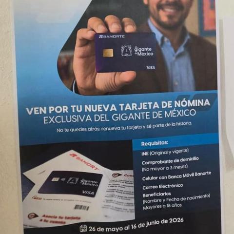 Tarjetas de Nómina 