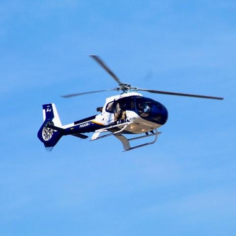 Refuerzan operativo "Antipandillas" con vigilancia aérea de helicóptero fuerza uno