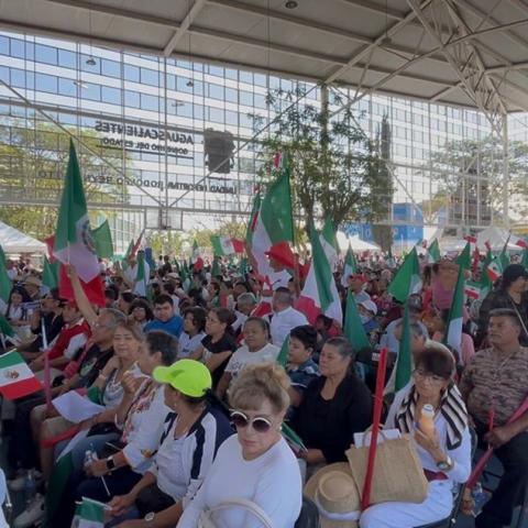 Convocan a 5 mil asistentes en Aguascalientes a informe de Sheinbaum a dos años del triunfo electoral