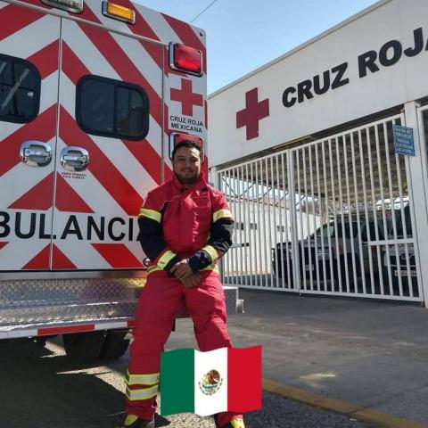 Daniel Montes Fabela, Coord. de Socorros de la Cruz Roja Mexicana en Aguascalientes 
