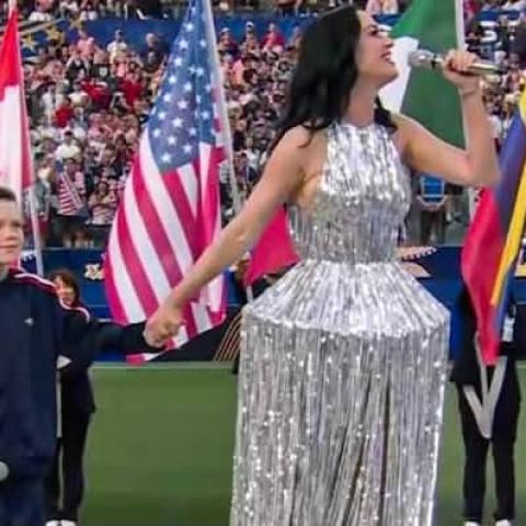 Katy Perry y el pequeño Tius Luka cautivan en la inauguración del Mundial 2026 en Estados Unidos