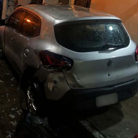 El cobarde que provocó el accidente, tras darse cuenta de lo ocurrido, se bajó del auto y se dio a la fuga del lugar