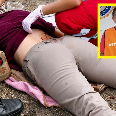 La empleada se resistió a entregar su celular y el criminal le provocó una herida en la espalda que puso en peligro su vida