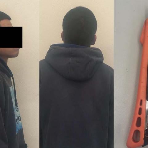 El sospechoso fue señalado por empleados del establecimiento y al momento de su detención le encontraron un cutter entre sus pertenencias