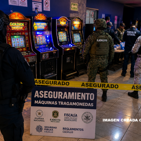 Autoridades de los tres niveles de gobierno inspeccionaron 11 establecimientos y aseguraron equipos que operaban sin los permisos correspondientes