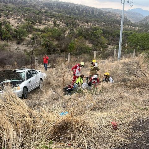 Ciclista accidentado 
