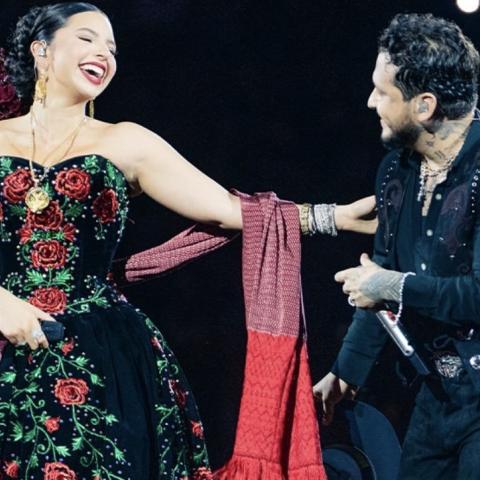 Ángela Aguilar publica emotivo mensaje en redes tras concierto de su esposo, pero limita los comentarios