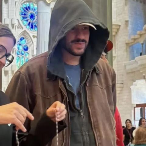Bad Bunny y el papa León XIV se reúnen en España