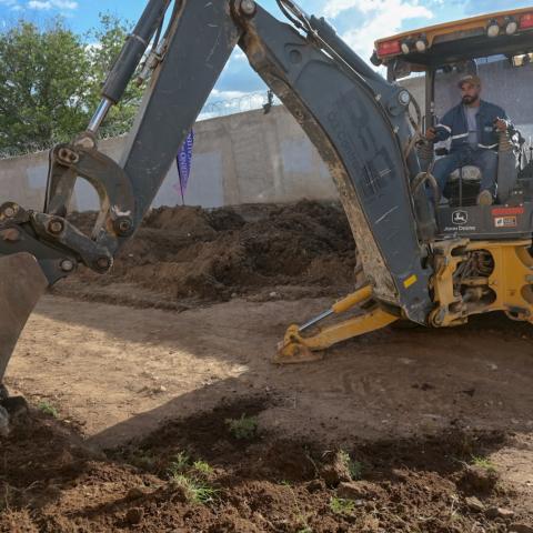 Pavimentación en Palomino Dena