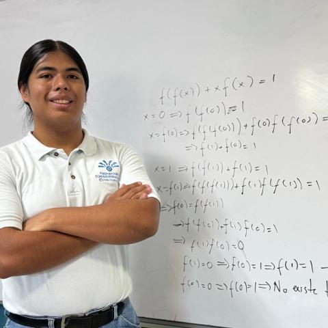 Dante Samir Macías Orenday, estudiante de la Concordia en Aguascalientes