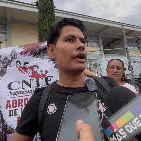 Jorge Martínez, Rpte. Local de la CNTE 