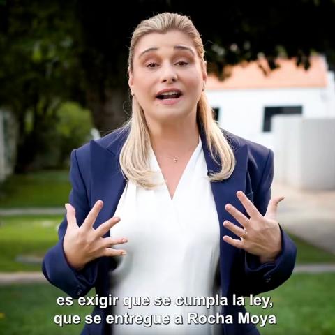 Maru Campos pide entregar a Rocha Moya; Morena responde