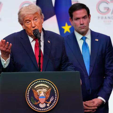 Trump y Marco Rubio