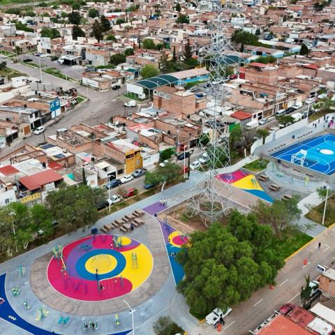 Avanza rehabilitación del parque lineal Guadalupe Peralta