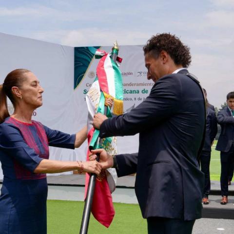 Claudia Sheinbaum y Memo Ochoa