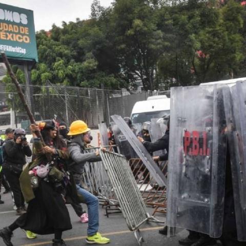 Manifestaciones en la inauguración del mundial dejan 12 personas detenidas; ya fueron liberadas