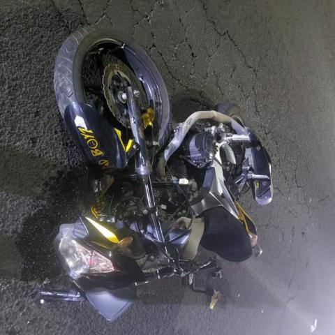motociclista herido