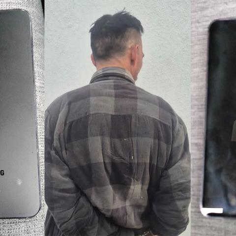 Intentó evadir a policías cuando circulaba en motocicleta; llevaba además un desarmador y no pudo acreditar la propiedad de tres teléfonos