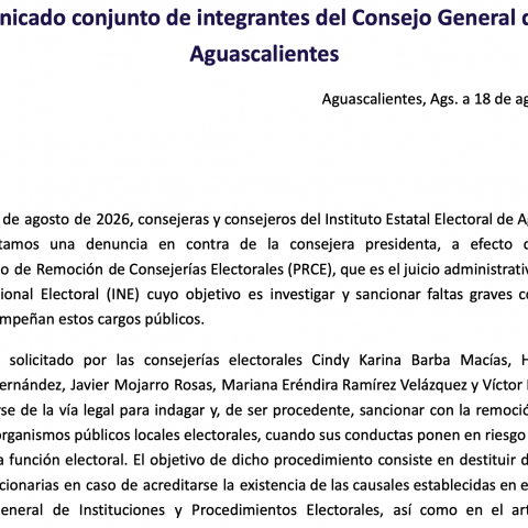 comunicado