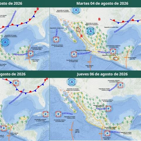 Se esperan lluvias para la mayor parte de México; revisa aquí el pronóstico