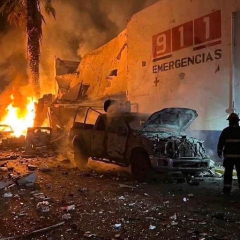 Atacan con explosivos la comandancia municipal de Ojocaliente, Zacatecas; suspenden clases y servicios