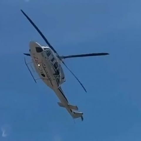 Helicóptero en Chiapas