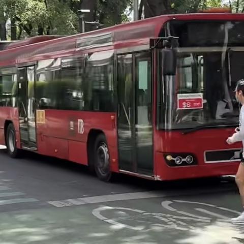 Metrobús lanza recomendaciones a Harry Styles por cruzar avenidas sin precaución