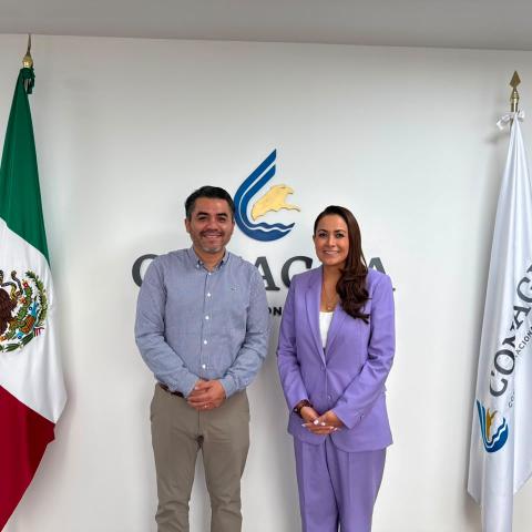 Tere Jiménez y Efraín Morales