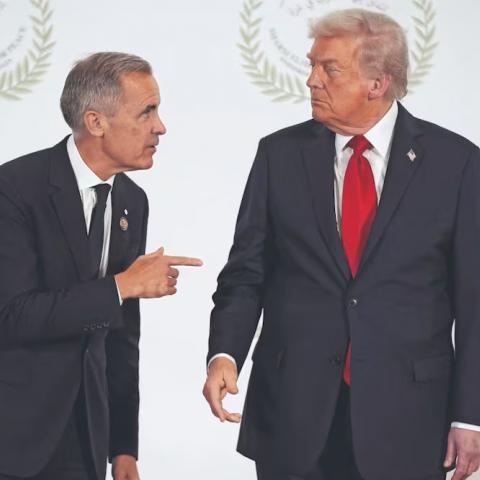 Mark Carney y Donald Trump