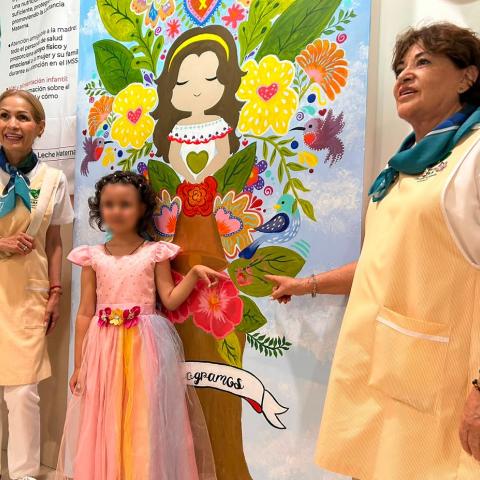 A sus ocho años, Nataly tocó la campana del triunfo en OncoCREAN del IMSS Aguascalientes