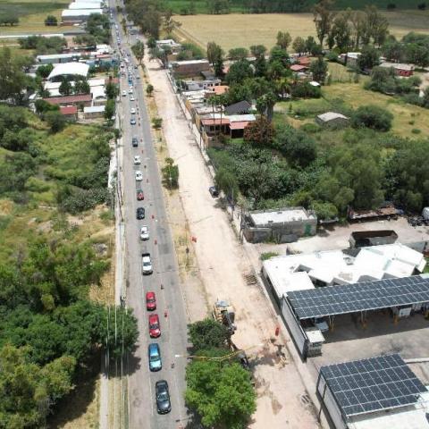 Rehabilitan la avenida Mahatma Gandhi, al sur de Aguascalientes