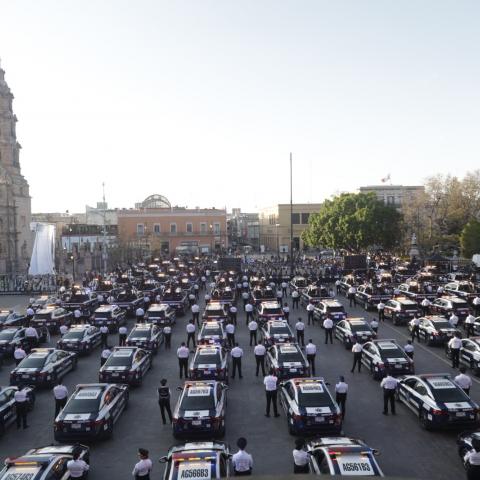 Leo Montañez incorporó 189 patrullas para Aguascalientes: segundo informe de gobierno