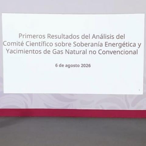 Expertos presentan recomendaciones para posible "fracking" en México, a petición de Sheinbaum