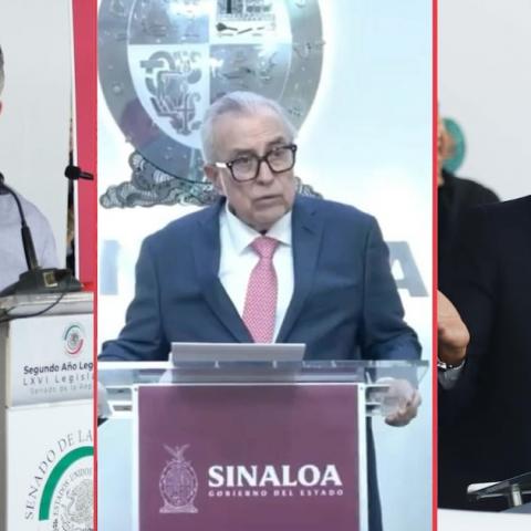 PAN y PRI llaman a accionar contra Rocha Moya; piden desaparición de poderes y entrega del gobernador