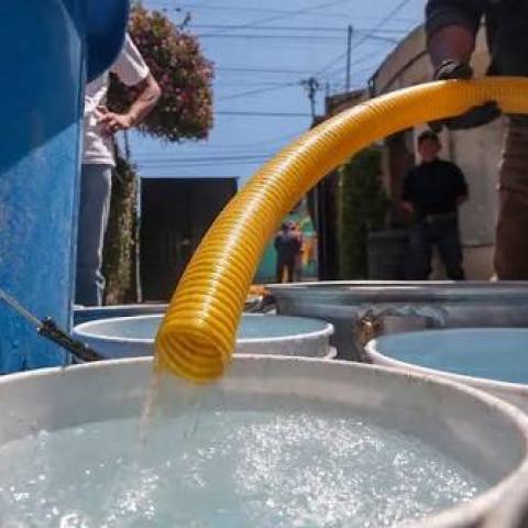 escasez de agua
