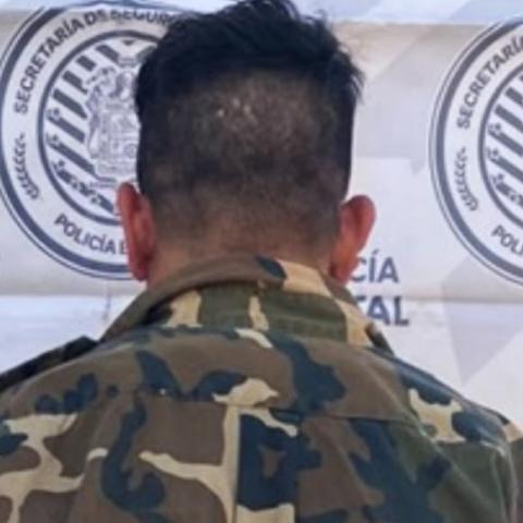 Fue detectado en la Colonia Vicente Guerrero luego de robar cable de fibra óptica