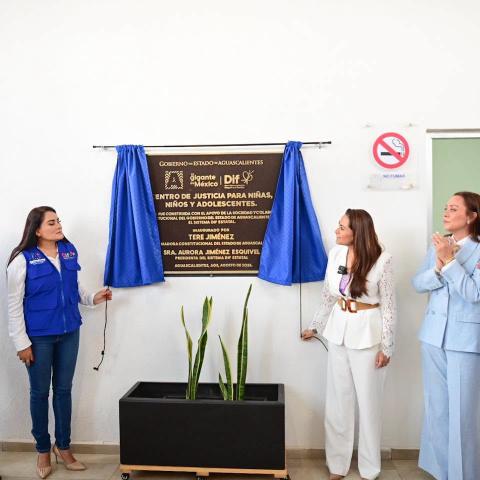 Inaugura Tere Jiménez nuevo Centro de Justicia para Niñas, Niños y Adolescentes