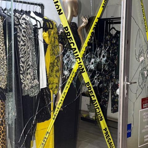 La propietaria de Street Wear Amanda Atelier se enteró de lo ocurrido alrededor de las 8:30 de la mañana