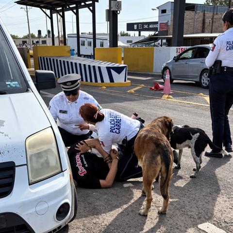 El conductor fue detenido después de que su nombre apareciera ligado a una orden de aprehensión por homicidio; ante el Ministerio Público se confirmó que se trataba de un homónimo