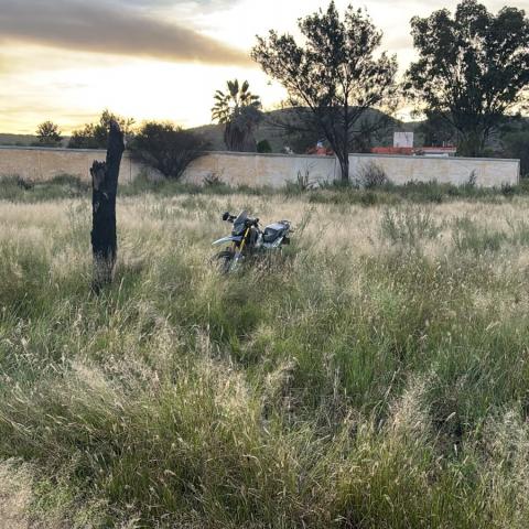 Accidente con motocicleta 